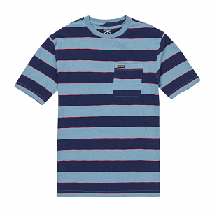 T-Shirt Enfants VOLCOM Maxer Stripe _ Blue Print
